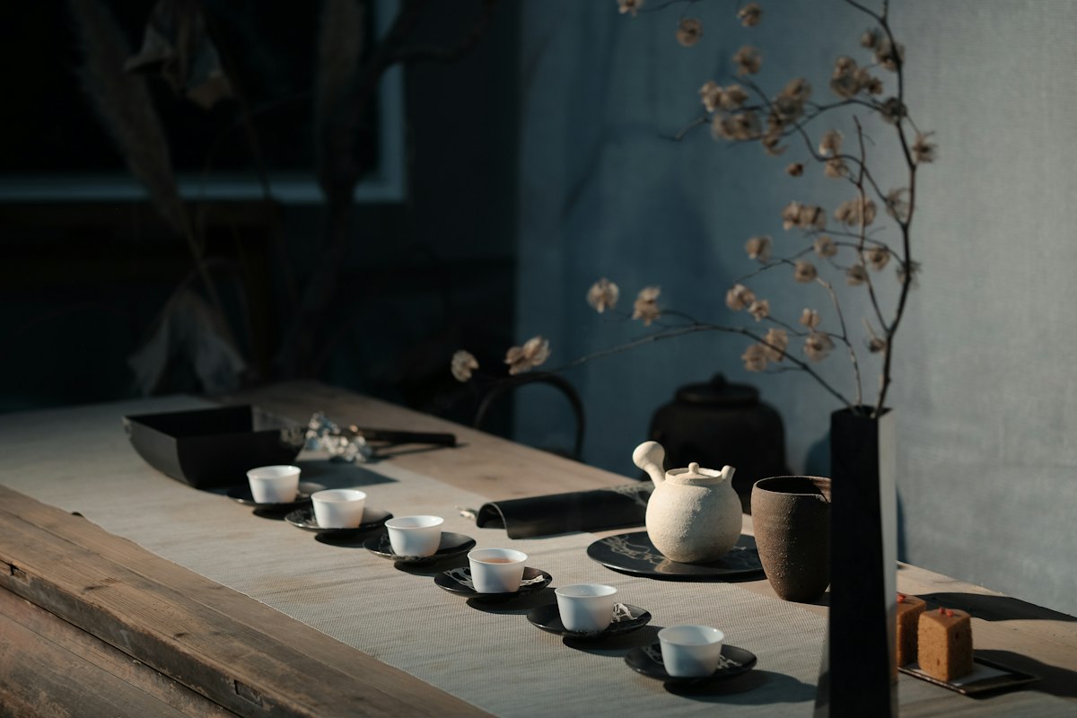 Traditional tea brewing equipment and accessories